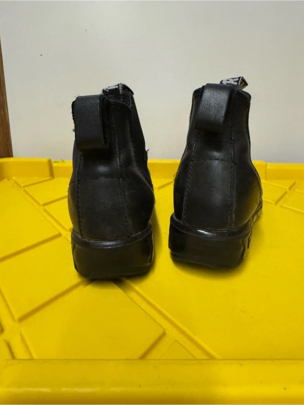 Rossi Endura Chelsea Boots Size 5 Black Leather Made in Australia Work Boots